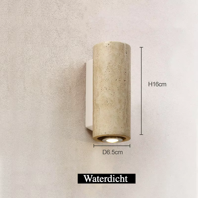 Modern Luxe Wandlamp in Natuursteen
