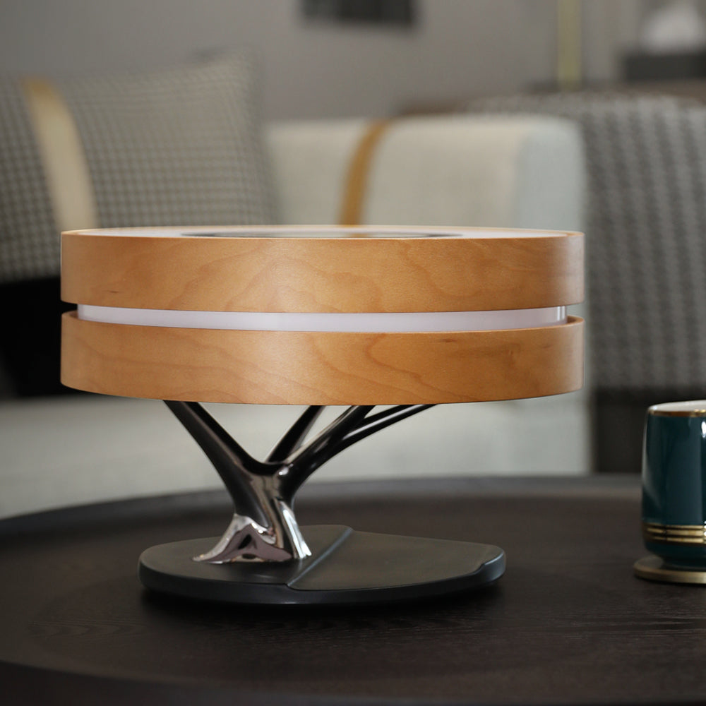 Veylix | Bureaulamp met luidspreker en draadloze oplader