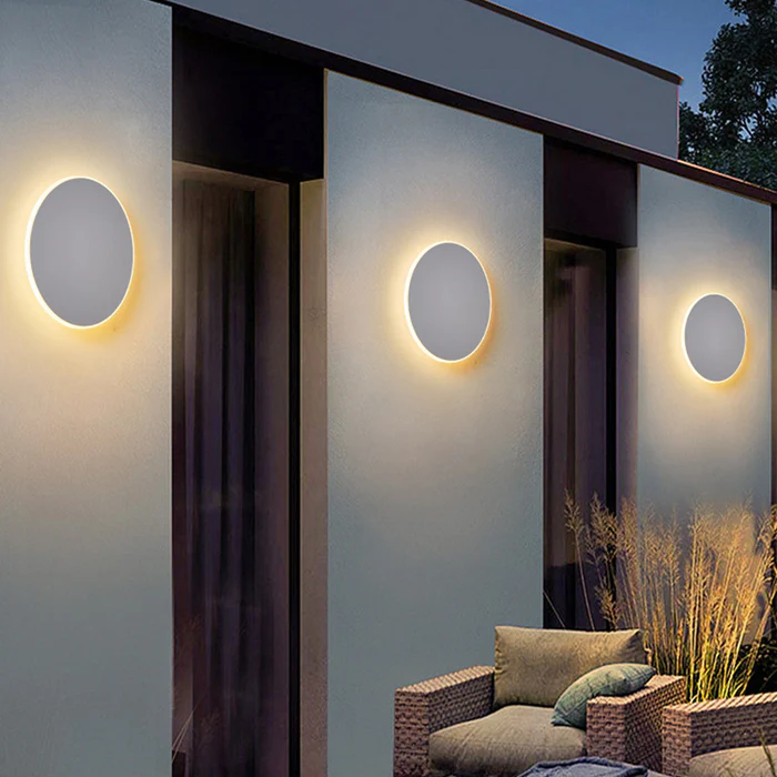 Moon | Ronde Metalen Led Muur Lamp