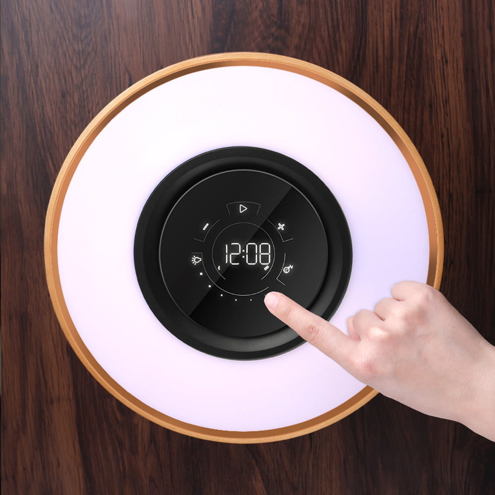 Veylix | Bureaulamp met luidspreker en draadloze oplader