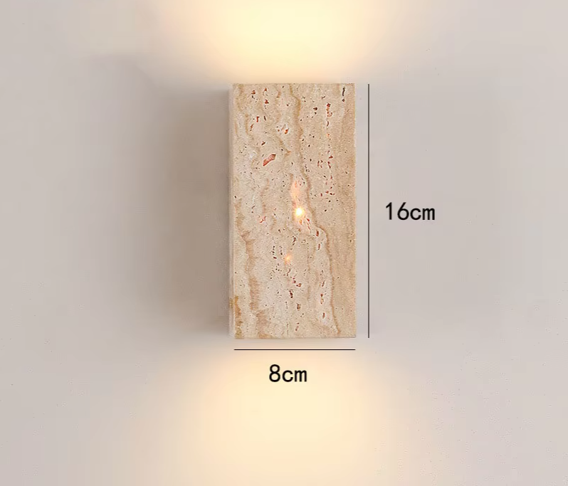 Luxe Marmeren Wandlamp – Stijlvolle LED Verlichting