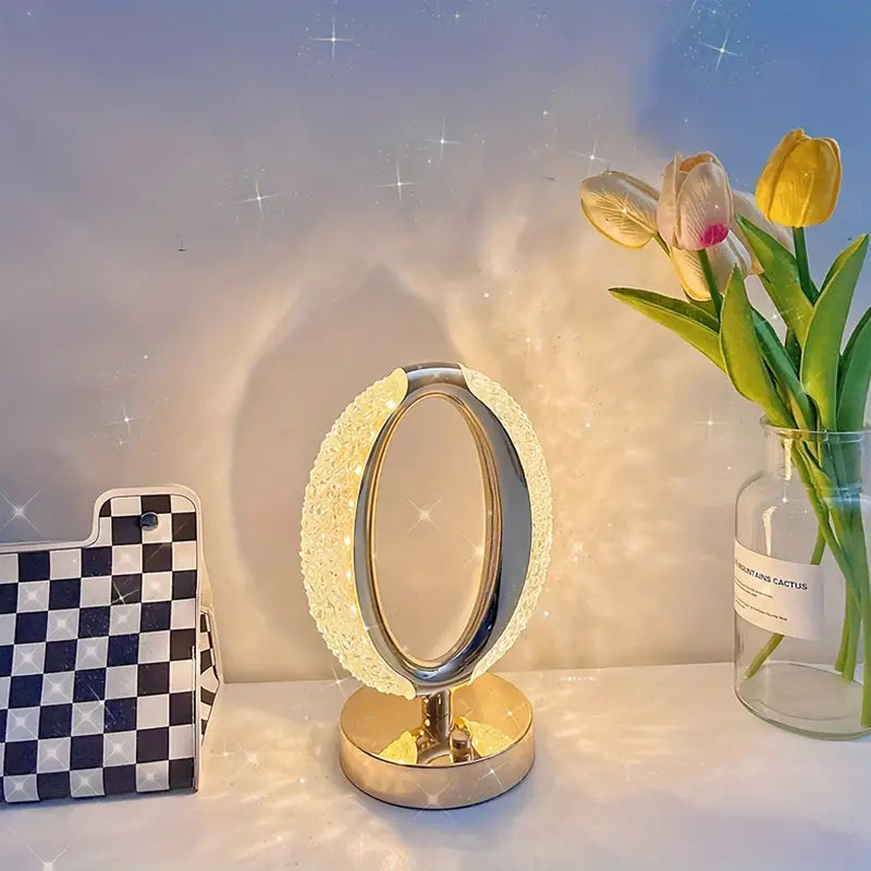 CrystalLuxe | Luxe en minimalistische kristallen tafellamp