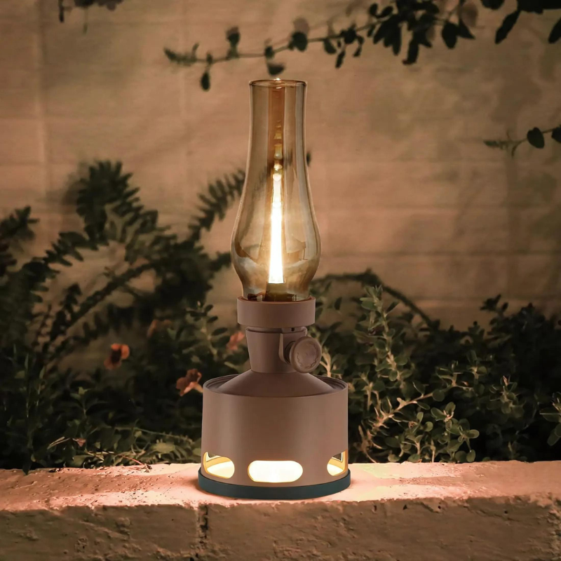 Vintage LED tafellamp | Nostalgische sfeer voor elk huis