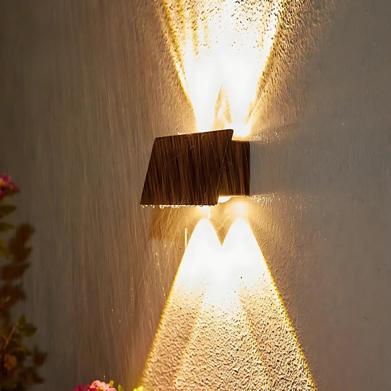 SonnenLicht | Balkonlamp op zonne-energie met warm LED-licht