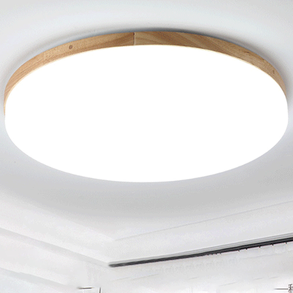 Eenvoudige ronde LED plafondlamp van acryl