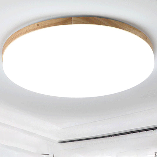 Eenvoudige ronde LED plafondlamp van acryl