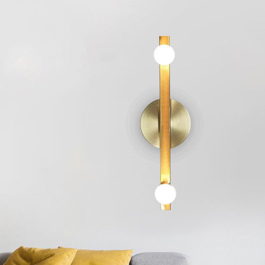 GleamLine | Moderne gouden wandlamp