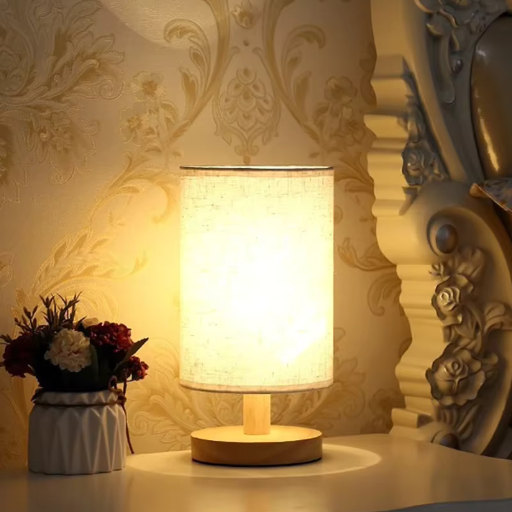 LED Dimbare Tafellamp met stoffen kap
