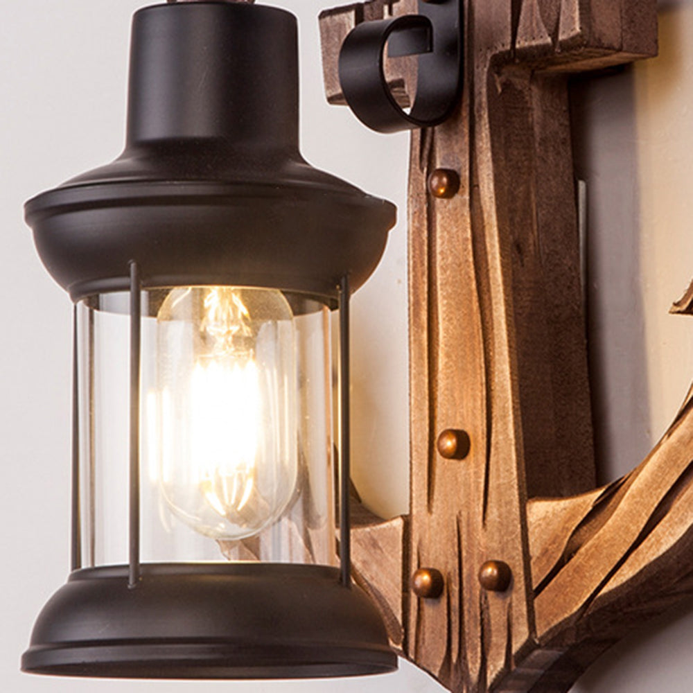 MarineGlow | Anker van hout LED lamp