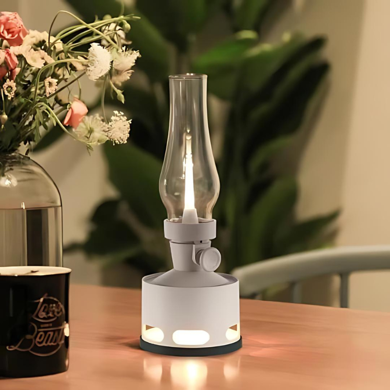 Vintage LED tafellamp | Nostalgische sfeer voor elk huis