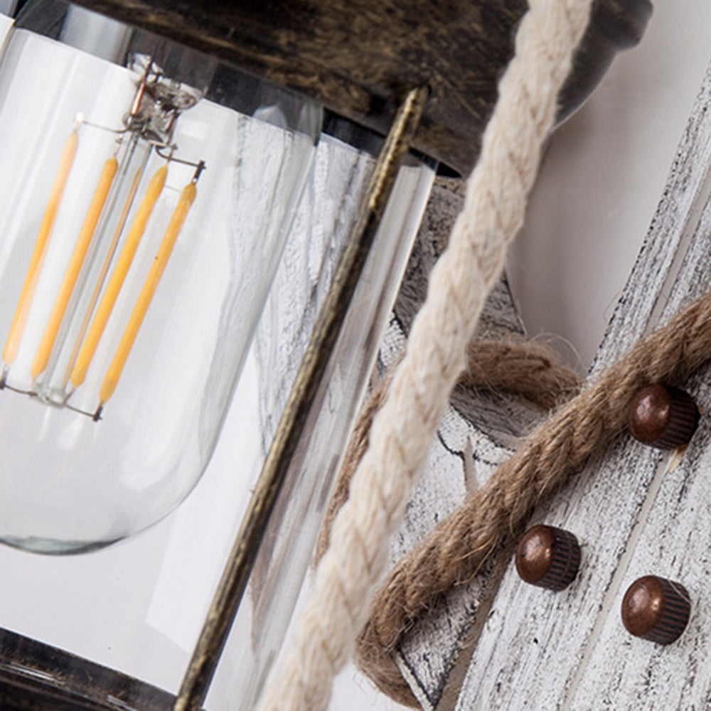 MarineGlow | Anker van hout LED lamp