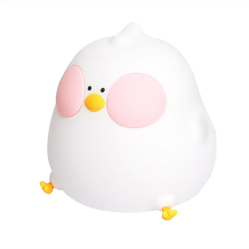 Creative Silicone Chicken LED Night Light