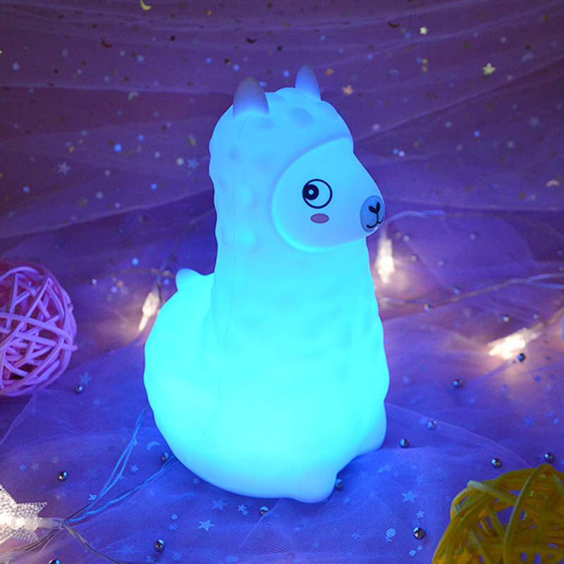 Large Alpaca Color-Changing Night Light