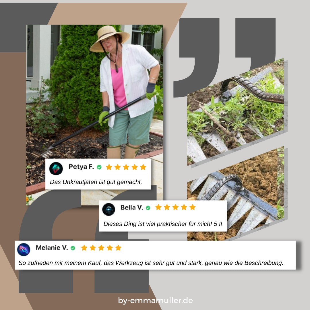 IronWeed Master | Robuuste ijzeren onkruidsteker voor moeiteloos tuinieren