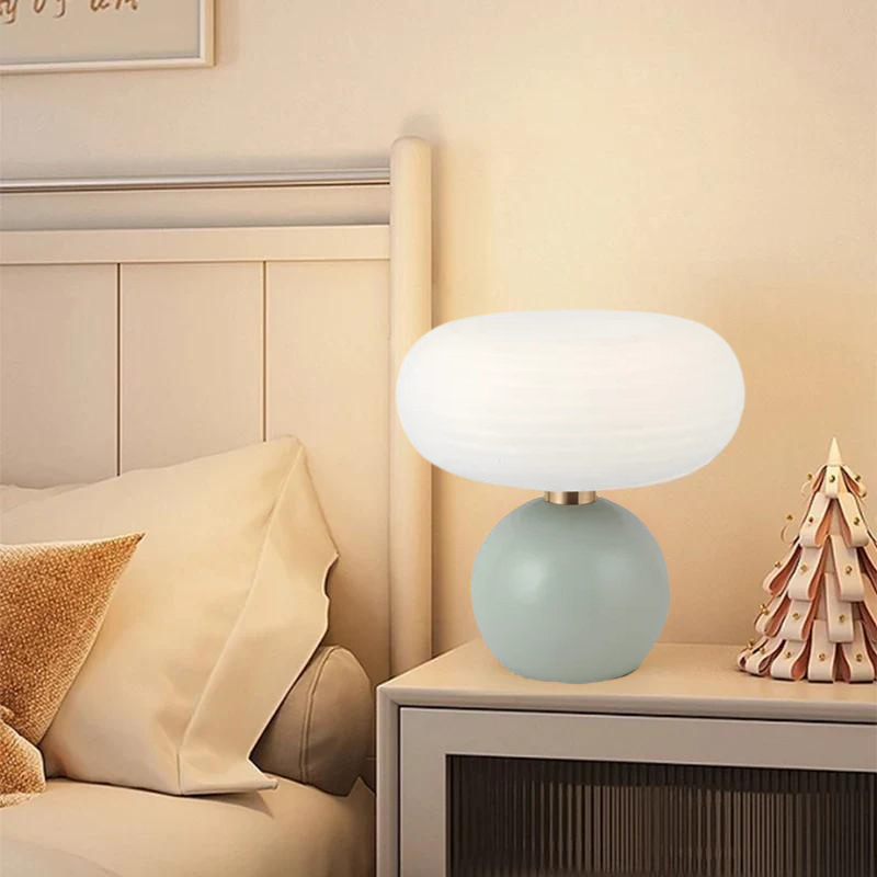 Magic Mushroom Tafellamp | Paddenstoel Nachtlamp met Warm Wit Licht & USB, Ontspannende Sfeerverlichting voor Slaapkamer & Woonkamer