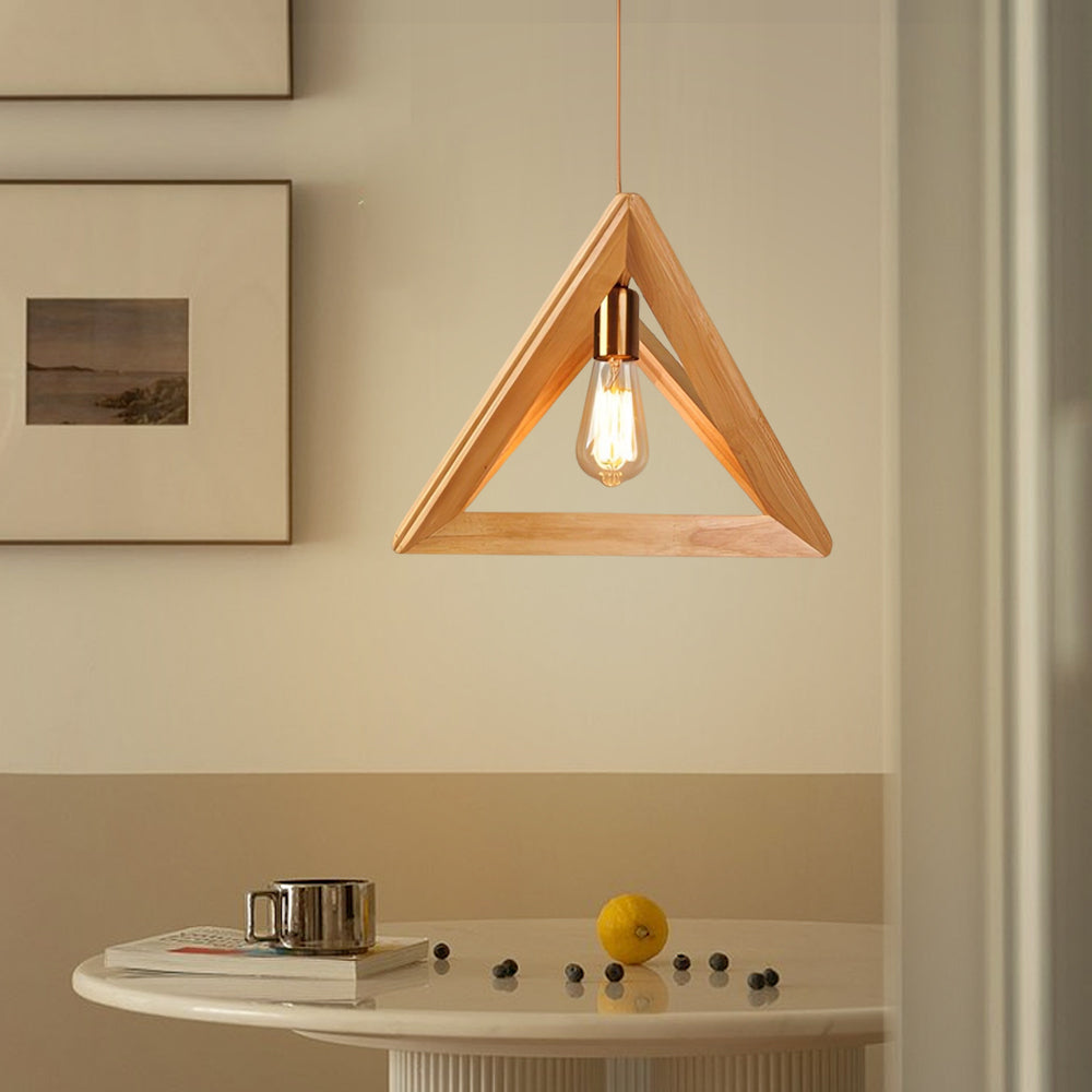 NovaFrame | Scandinavische Hanglamp met Houten Frame