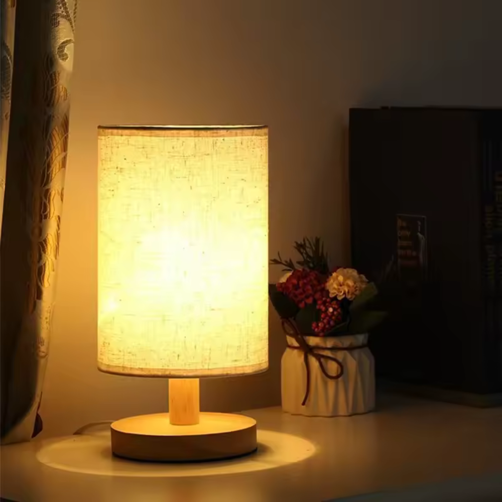 LED Dimbare Tafellamp met stoffen kap