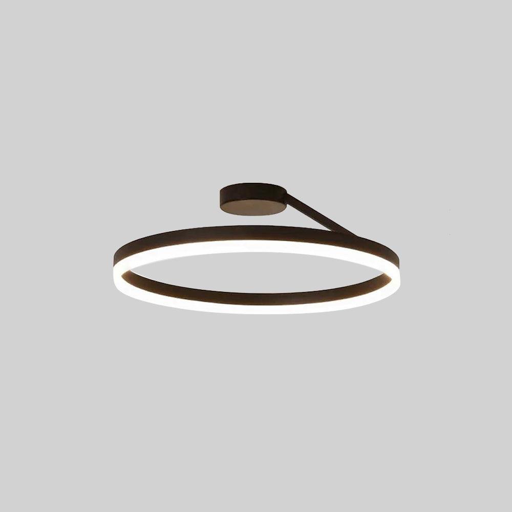 ArishaGlow - Elegante LED-plafondlamp in goud en metaal