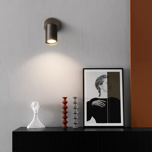 NoirGlow | Minimalistische LED wandlamp