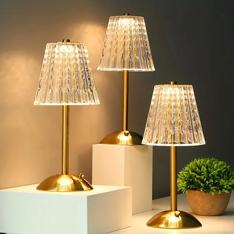 CrystalGlow | Moderne en luxe kristallen tafellamp