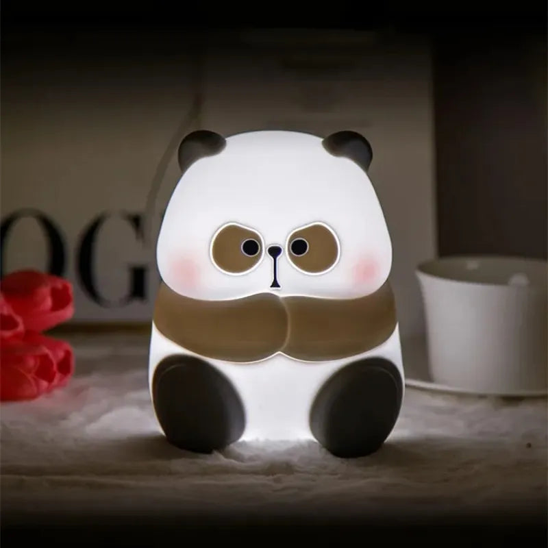 Cute Panda Silicone Night Light
