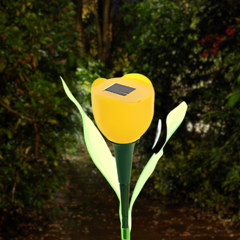 BlütenblattGlanz – Solar Tulpenlamp voor de Tuin | Elegante Zonne-energie Buitenverlichting