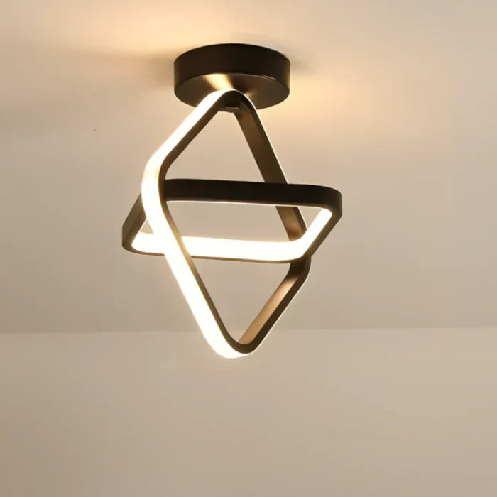 Moderne LED Plafondlamp met Dubbel Ringontwerp - Twilight Rings