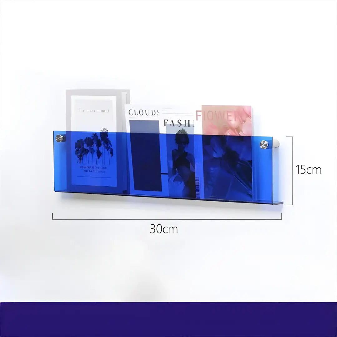 Deryl - Neon Transparent Tijdschriftenrek