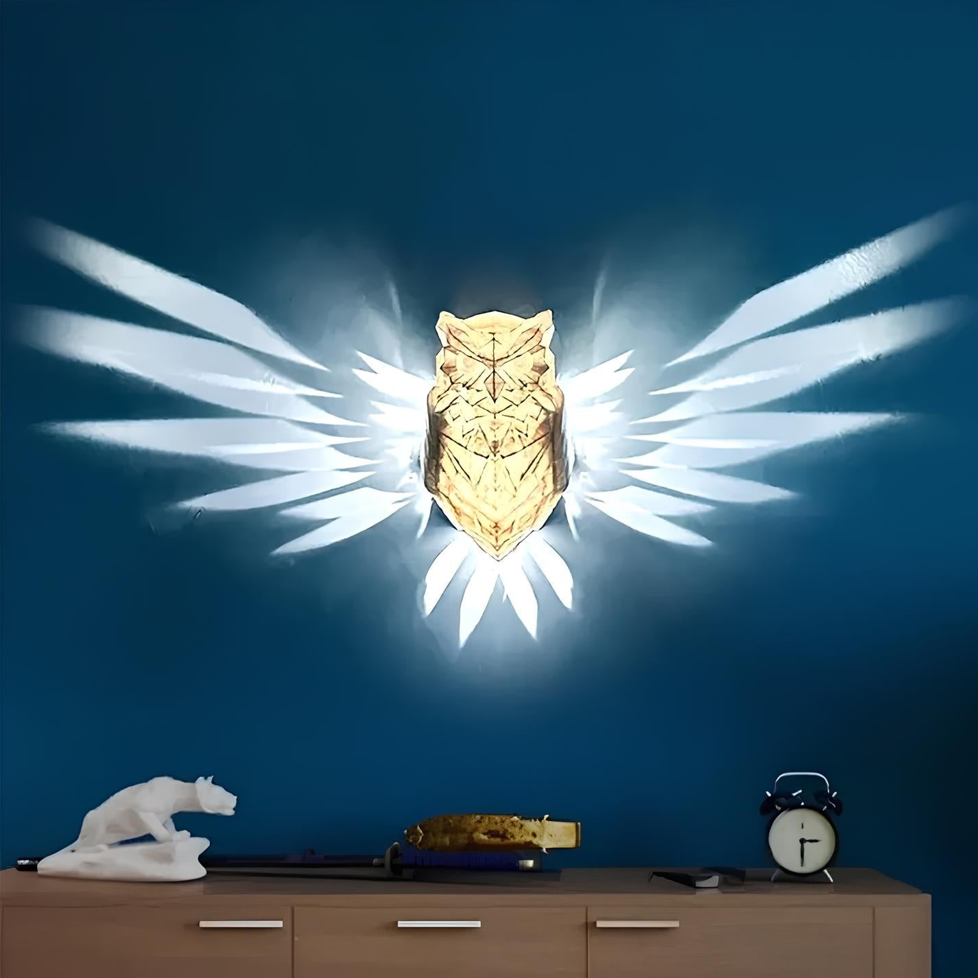 Verlichte Vleugels Wandlamp - LumaWings