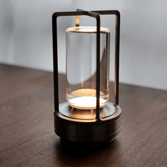 CRYSTALUX - Luxe stalen kristallen tafellamp
