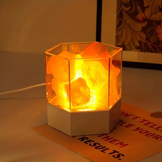 SaltLuxe | Stralende & Luxe Zoutsteen Lamp