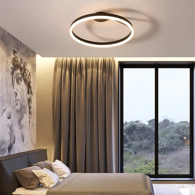 ArishaGlow - Elegante LED-plafondlamp in goud en metaal