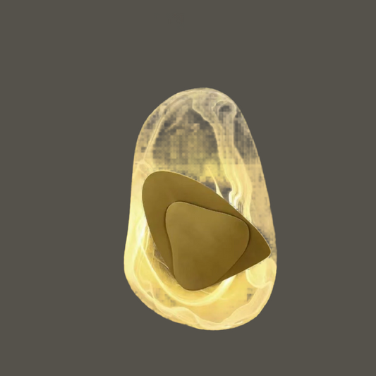 Creatieve moderne LED wandlamp van glas