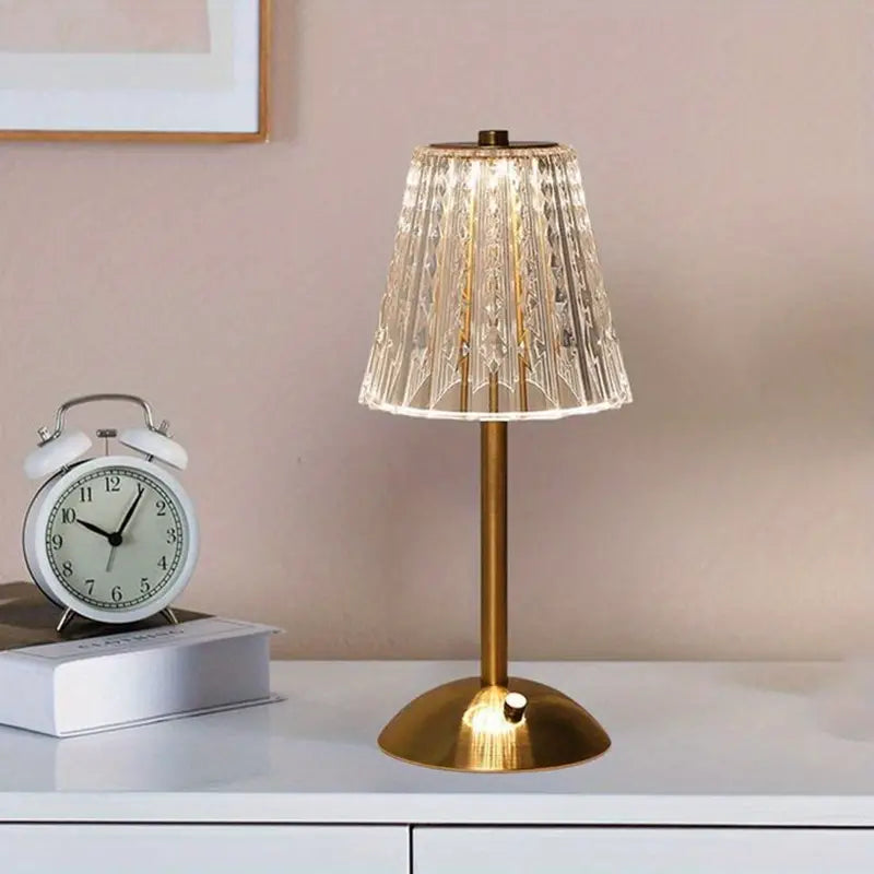 CrystalGlow | Moderne en luxe kristallen tafellamp