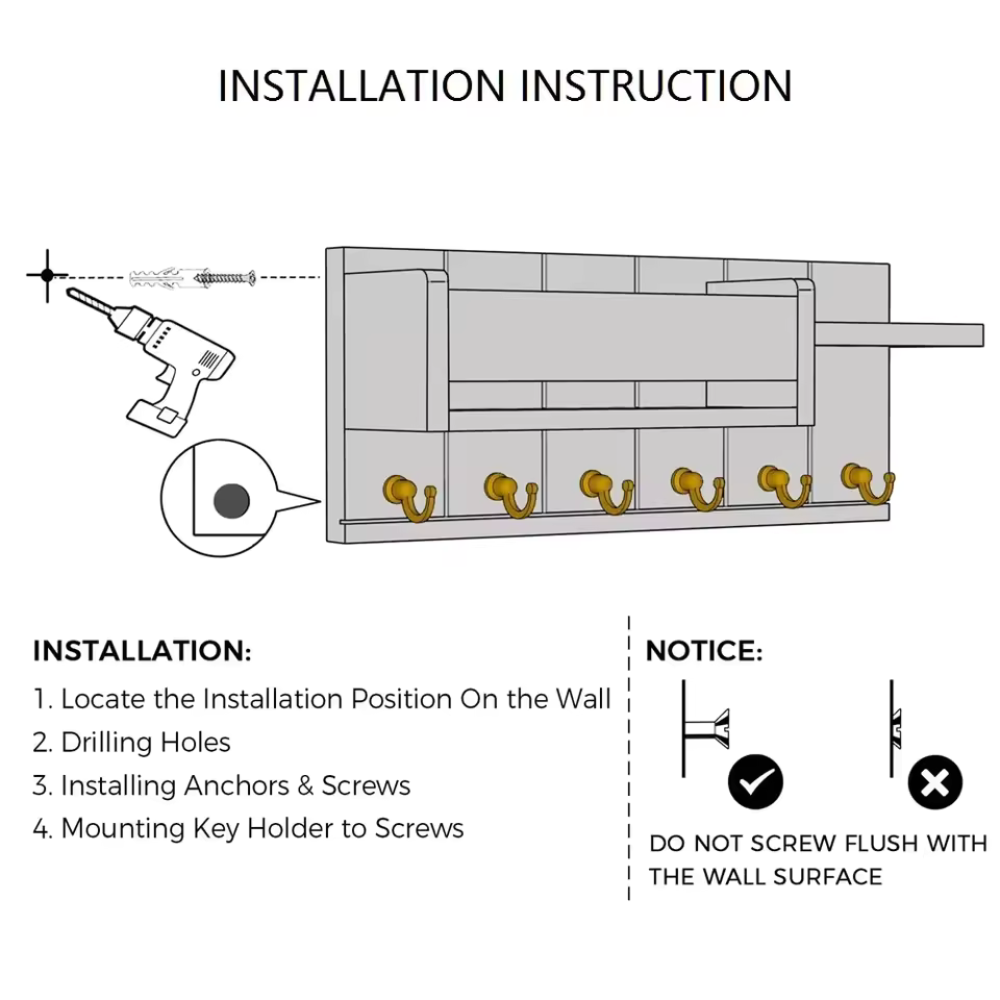 Decoratieve muurbeugel met plank