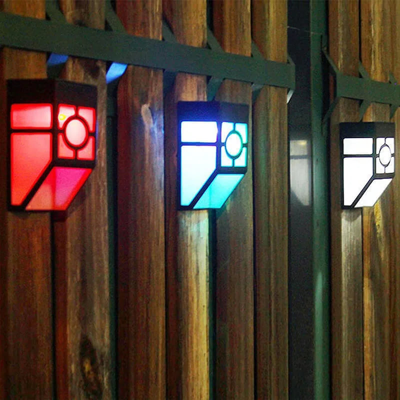 LED wandlamp op zonne-energie (2 stuks)