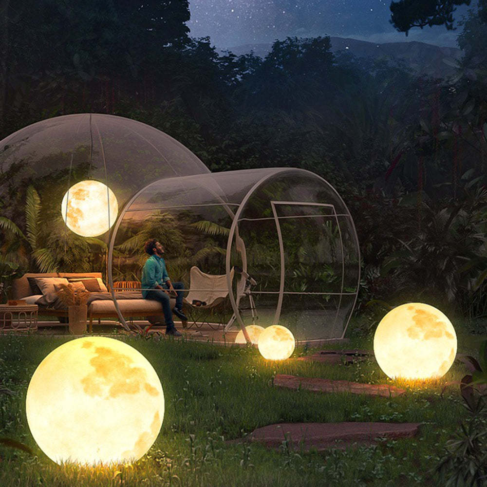 Elif Moderne LED Buitenlamp Hanglamp Goud Metaal Hars Hal Buiten