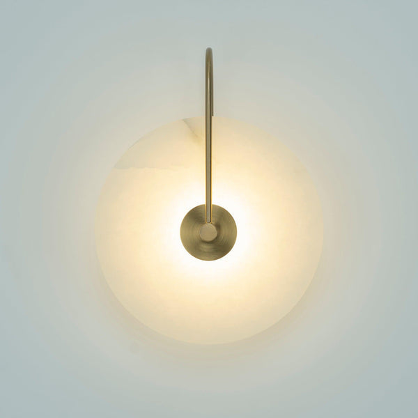 Albaster Steen Led Wandlamp