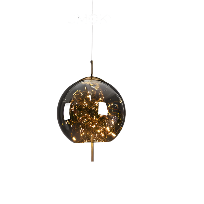 Essence | Exquisite bruin glazen hanglamp