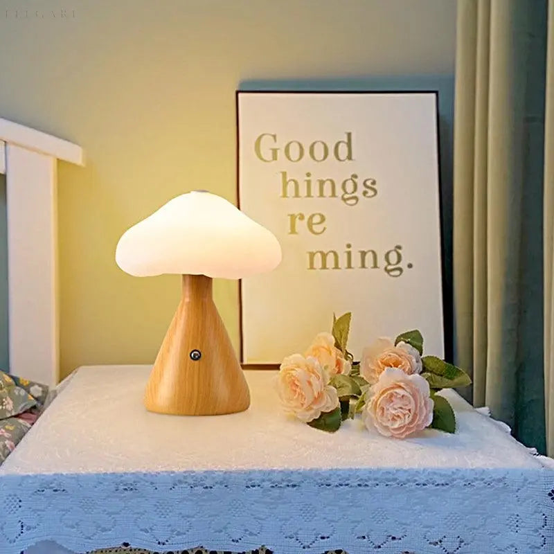 ShroomLight | Oplaadbare draadloze tafellamp voor thuis