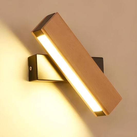 ScandiGlow | Houten LED-Wandlamp