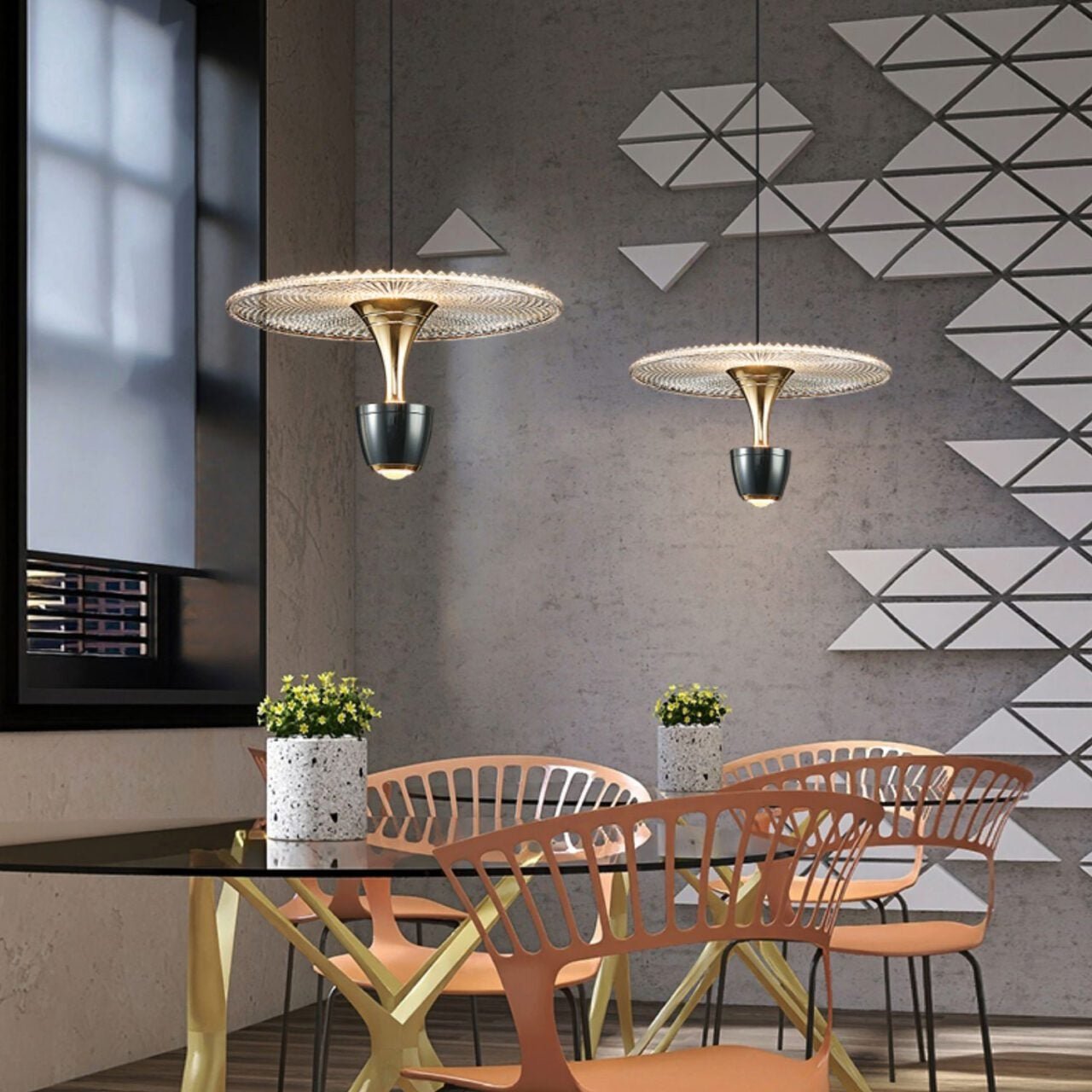 CircularGlow - Schijfvormige hanglamp