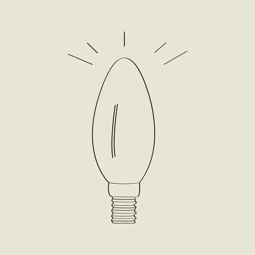 Lichtbol | Warm (G45 voor Rijstpapieren lampen + Bubblegum) UK