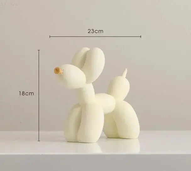 Haku - Ballonornament met goude snuit