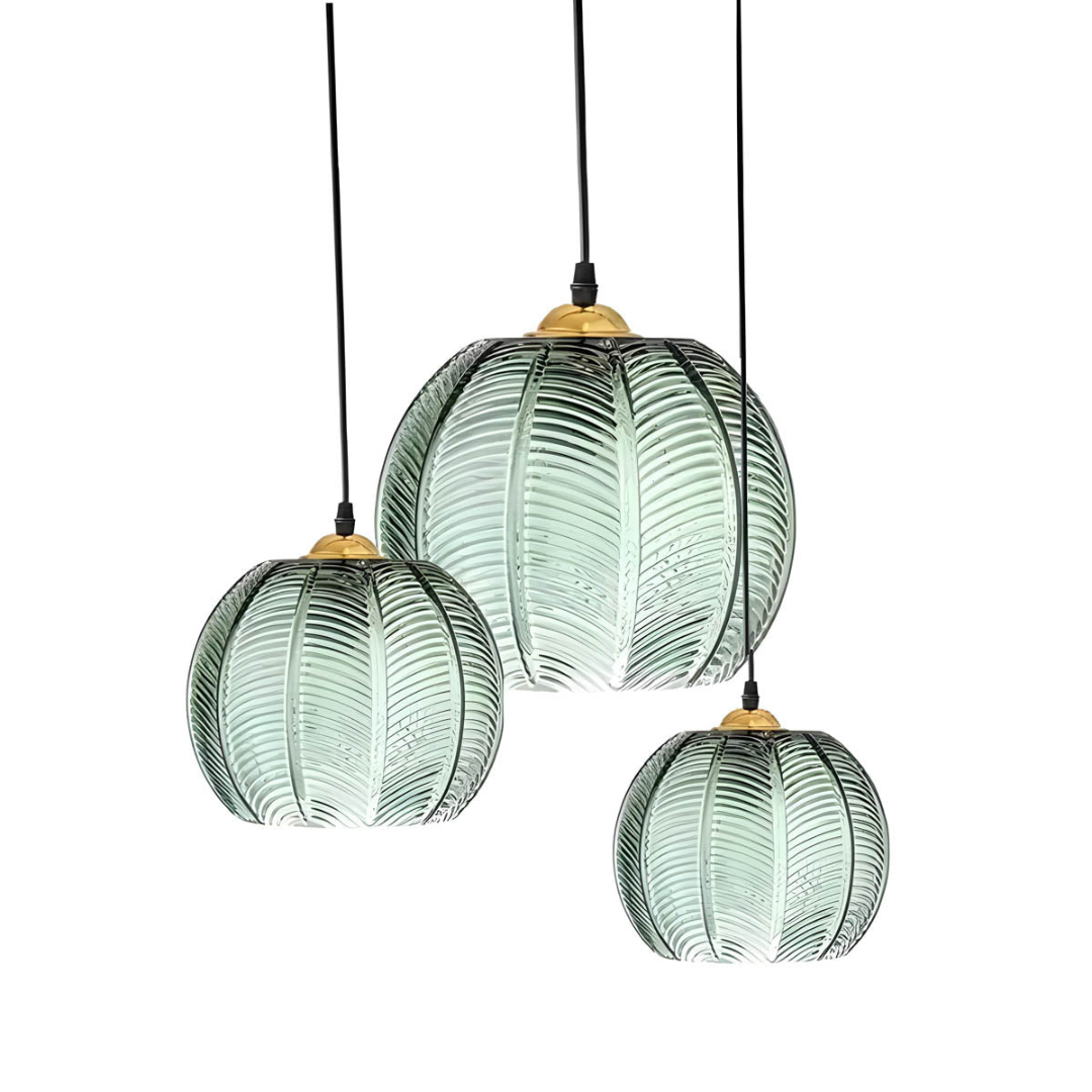 SINO | Retro hanglamp van ijzer en glas met LED-verlichting