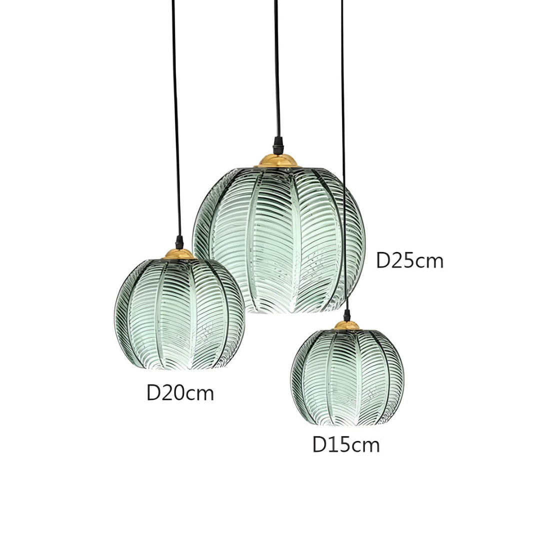 SINO | Retro hanglamp van ijzer en glas met LED-verlichting