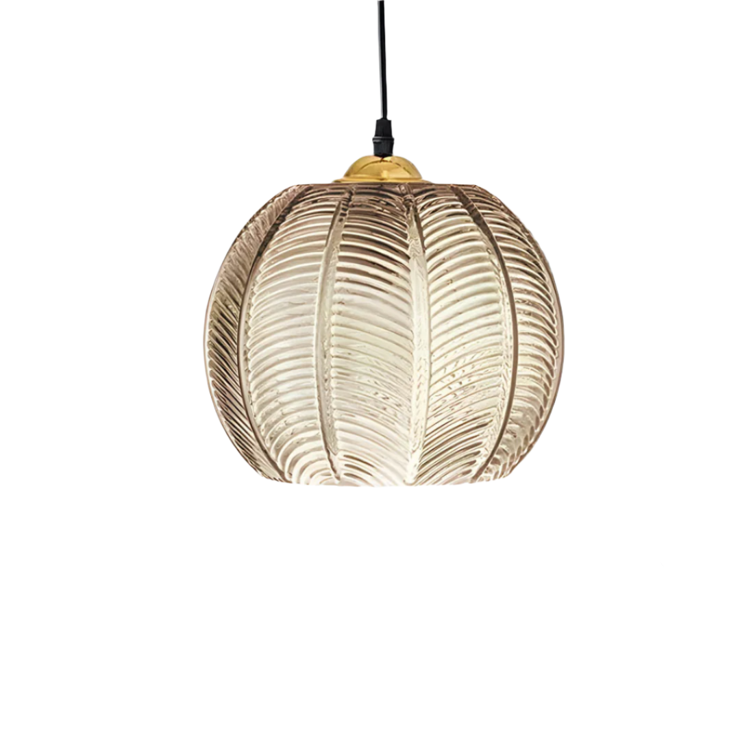 SINO | Retro hanglamp van ijzer en glas met LED-verlichting