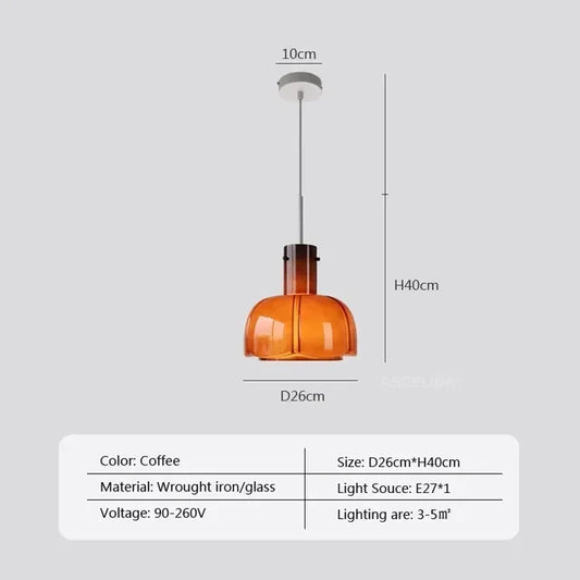 Arctic - Led Scandinavische hanglamp glas