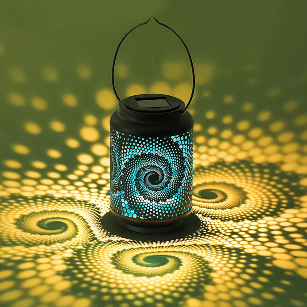 SnailMagic | 3D buitenlamp op zonne-energie met slakkenpatroon