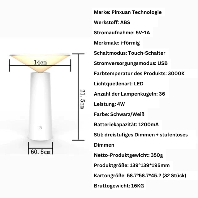 Remoteglo - Draadloze tafellamp